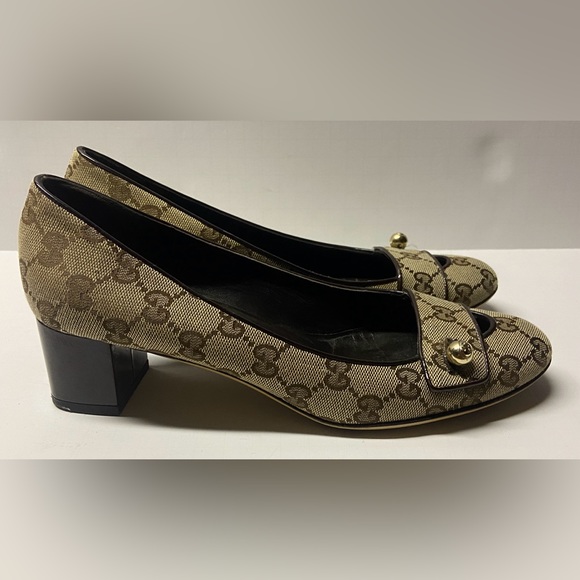 Gucci Beige Heels size 7.5 - Picture 4 of 11